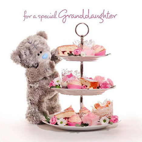3D Holographic Granddaughter Birthday Me to You Bear Card £2.99